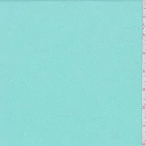 1 1/4 YD PC-Light Turquoise Techno Crepe Knit Fabric