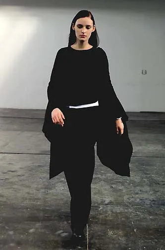 1998 Merino Wool Cape with Bondage Straps