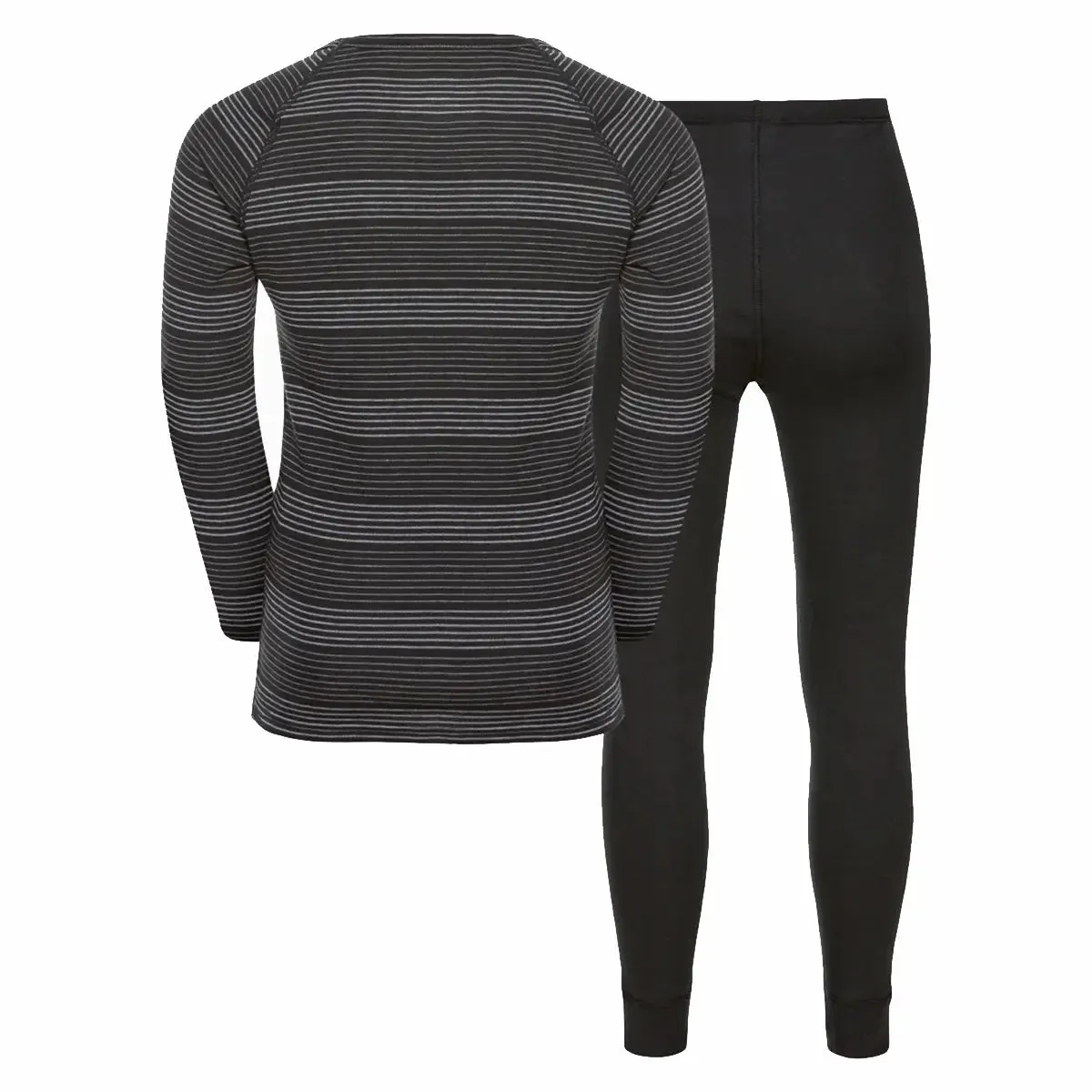 Active Warm Base Layer Set - Black Grey