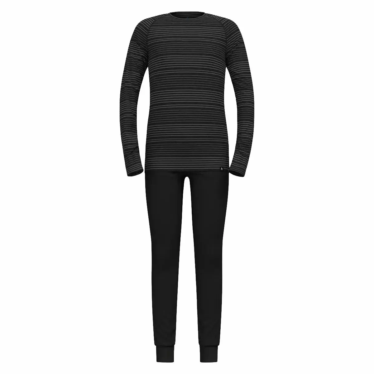 Active Warm Base Layer Set - Black Grey