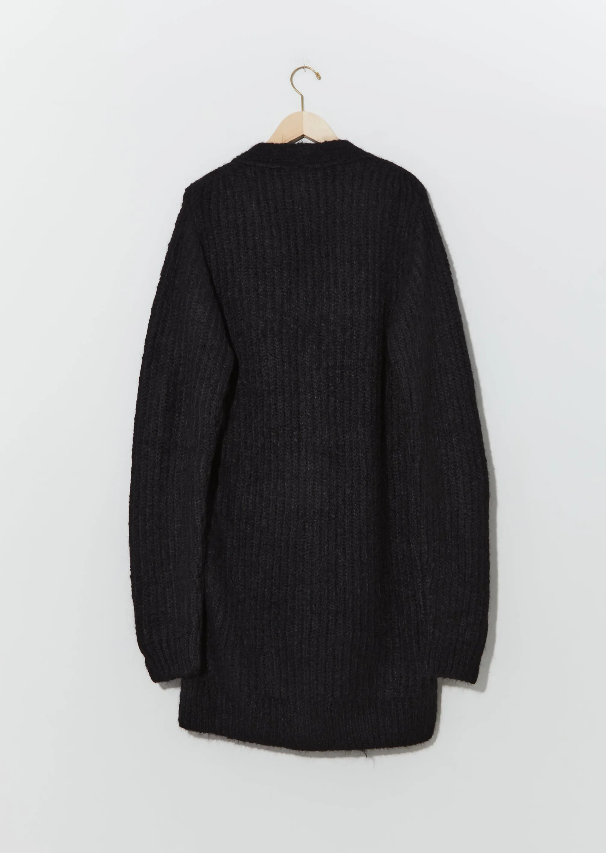 Alpaca & Wool Oversized Knit Cardigan