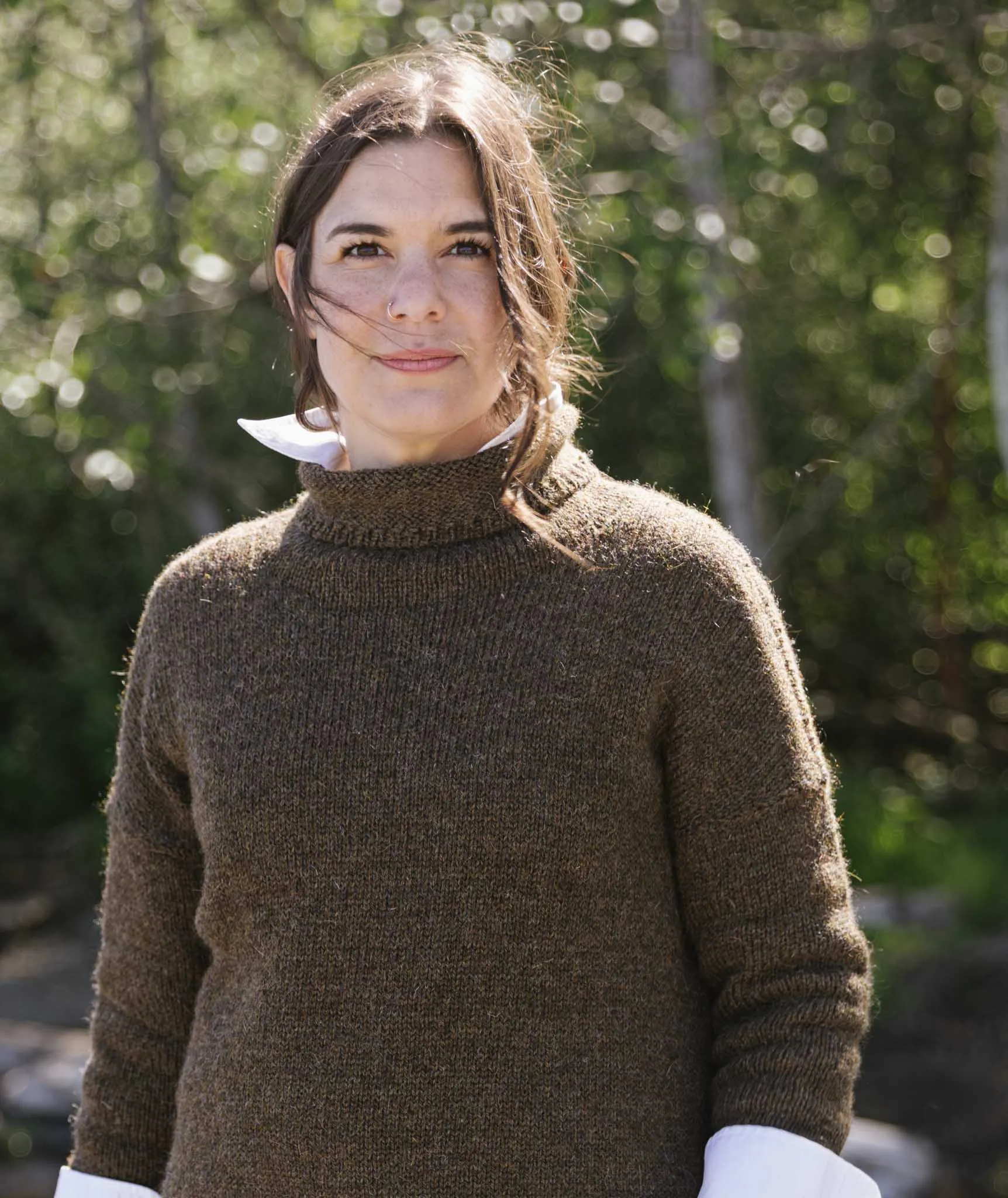 Better-Than-Basic Pullover Using The Fibre Co. Cumbria