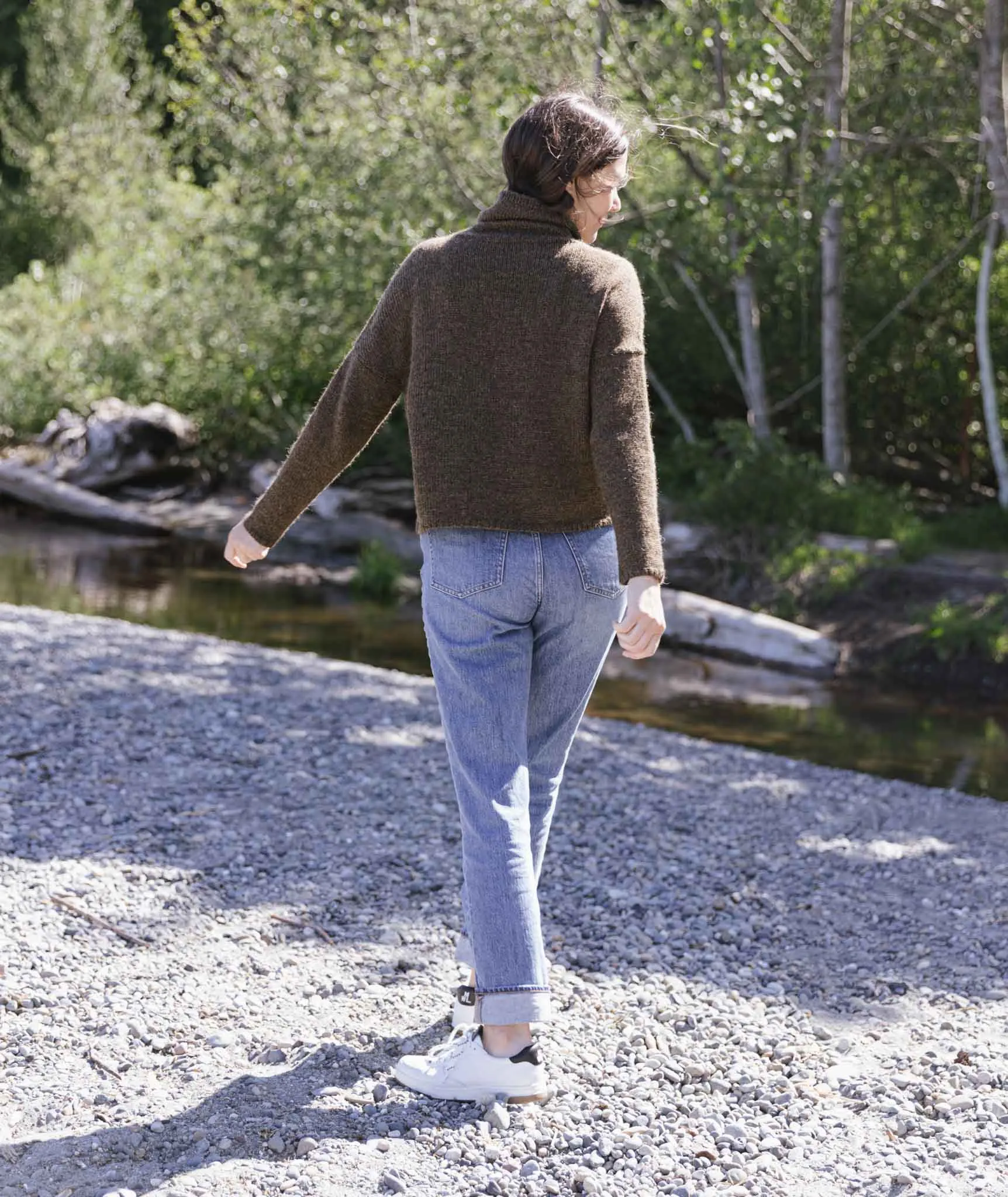 Better-Than-Basic Pullover Using The Fibre Co. Cumbria