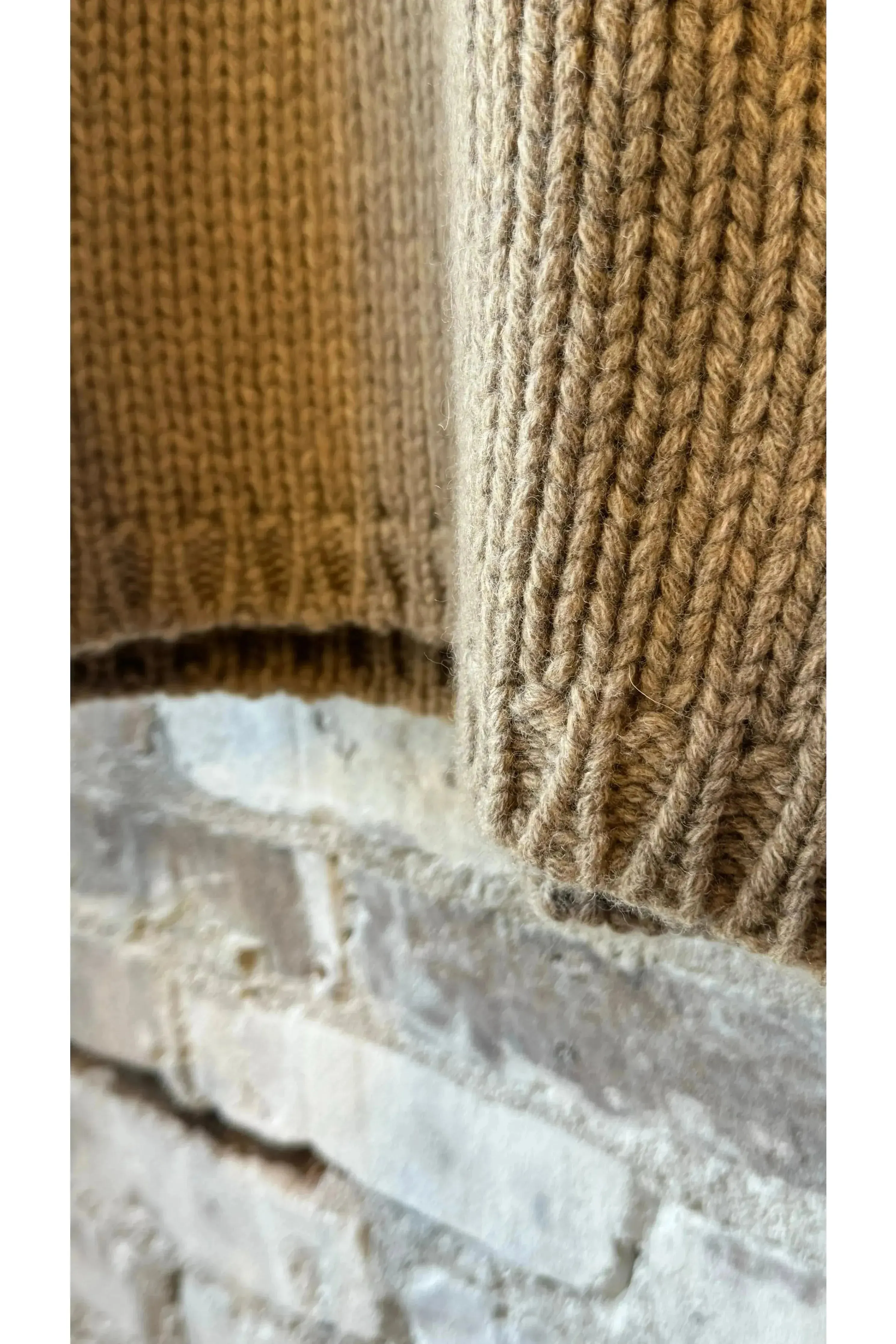 Chunky Merino Crew - Beige