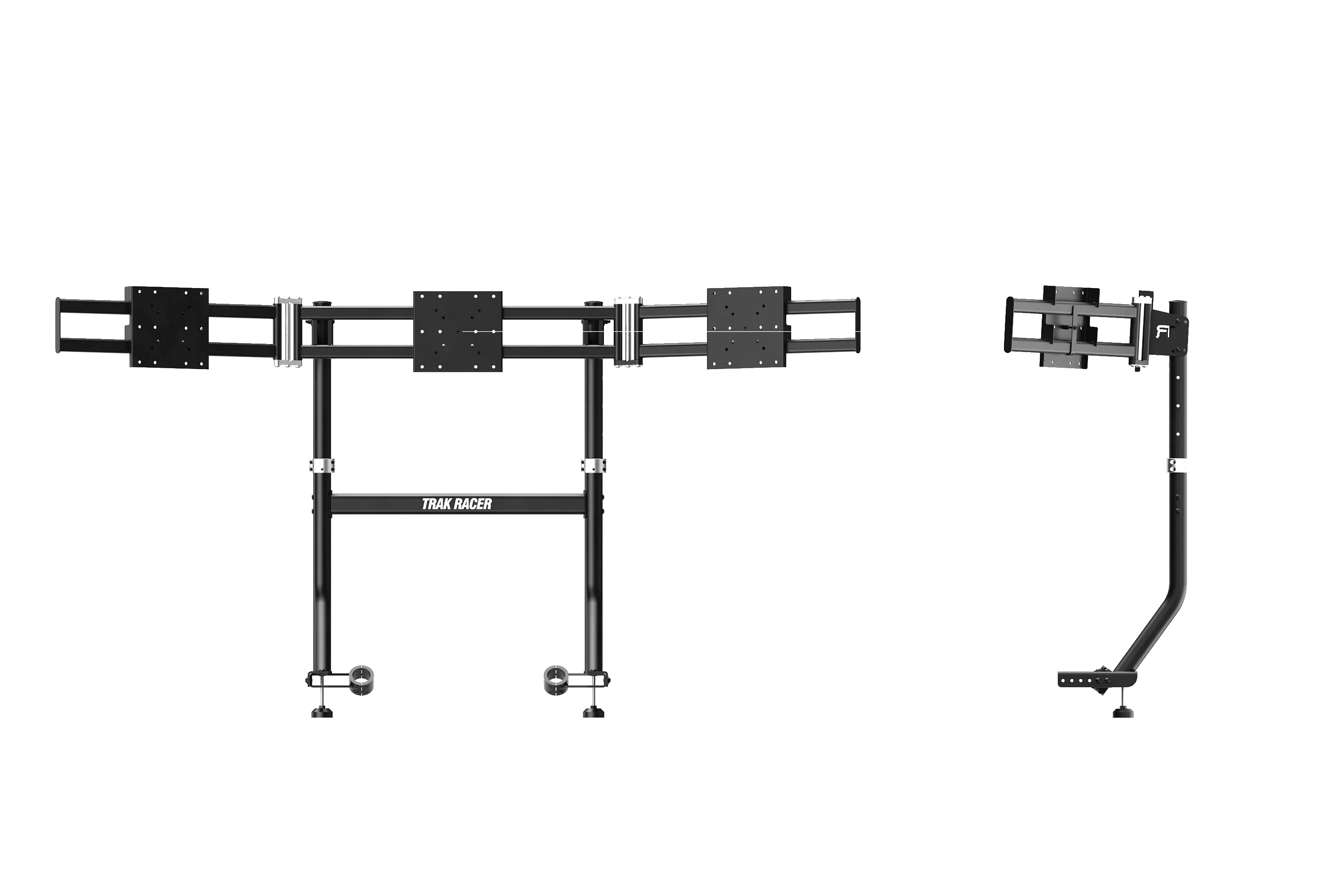 Cockpit-Mounted Triple Monitor Stand for Trak Racer TR8 PRO