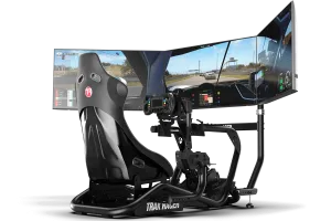 Cockpit-Mounted Triple Monitor Stand for Trak Racer TR8 PRO