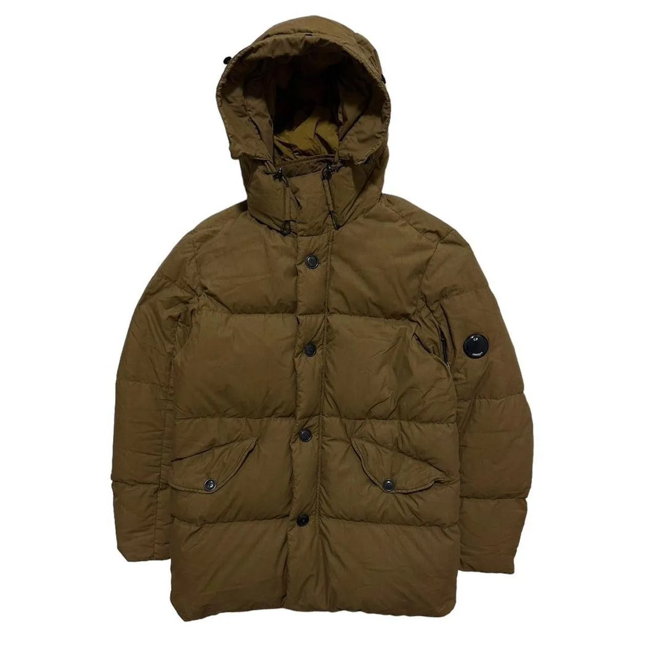 CP Company 50 Fili Brown Down Jacket