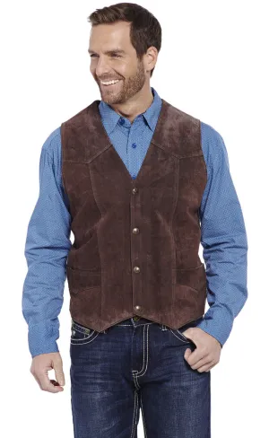 Cripple Creek Mens Suede Leather Vest Style ML3061-21