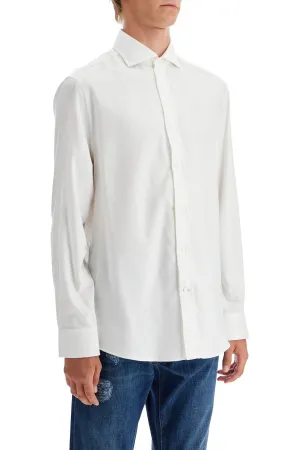 easy fit cotton and lyocell shirt