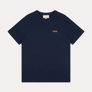 Embroidered T-Shirt - Navy