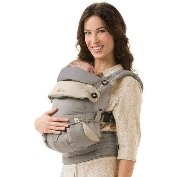 Ergobaby 360 Bundle (Carrier   Easy Snug Insert) - Grey