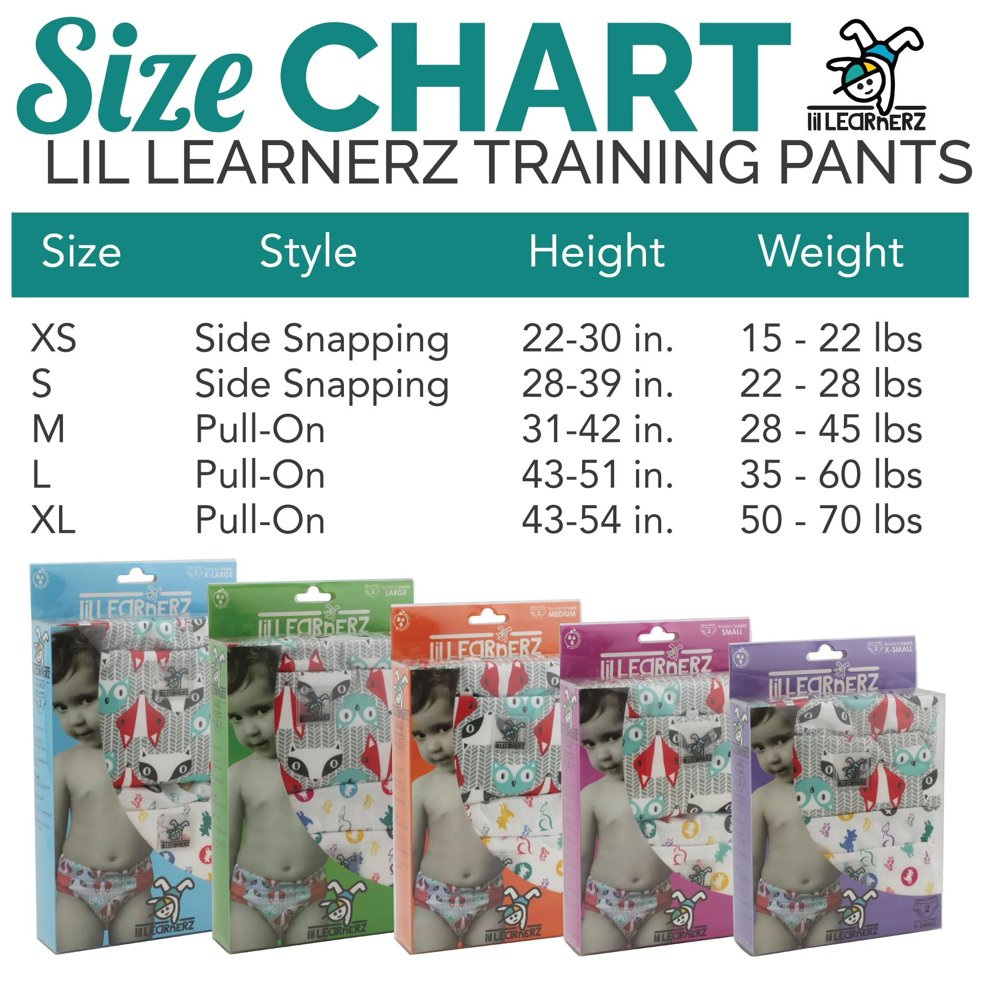 Lil Learnerz Training Pants (2pk) - Prickles