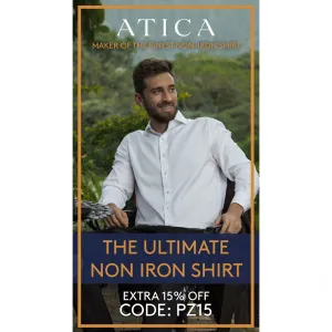 Pre-Pesach Special at ATICA! Maker Of The Finest Non-Iron Shirt!