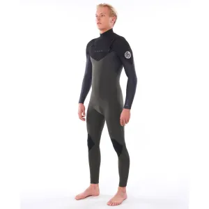 Rip Curl Dawn Patrol 5/3mm Chest Zip Wetsuit - Dark Green