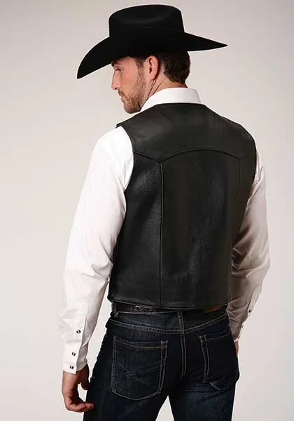 Roper Mens Leather Vest Style 02-075-0510-0503