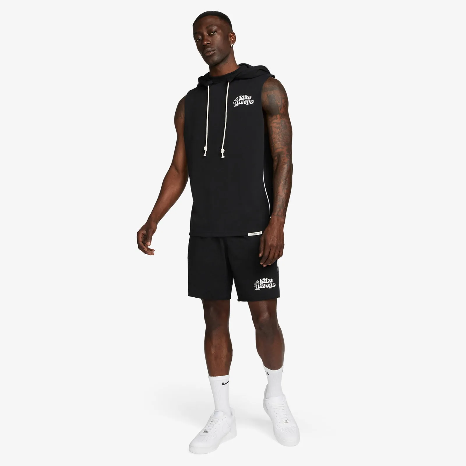 Standard Issue Dri-FIT Cutoff Hoodie - Black