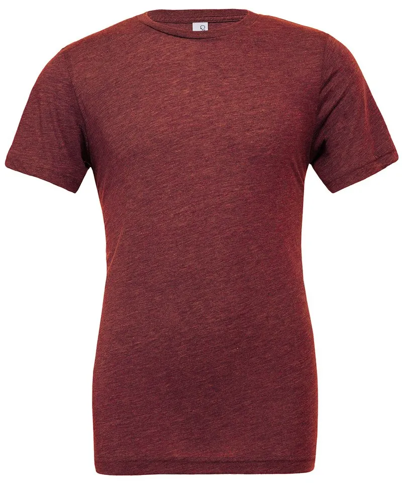 Unisex triblend crew neck t-shirt | Cardinal Triblend