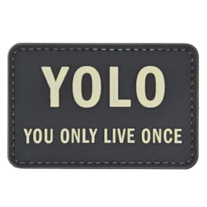 YOLO Patch Black