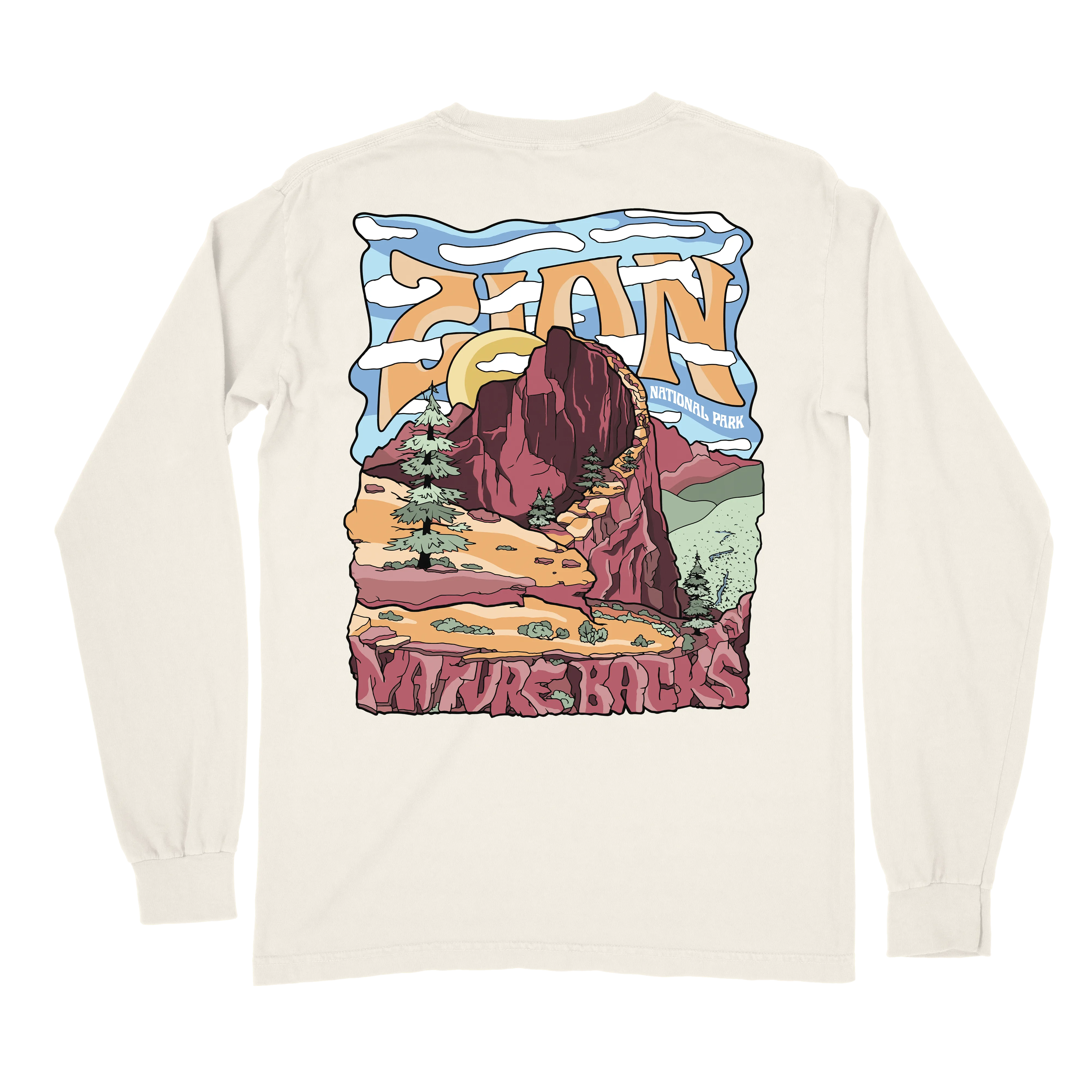 Zion National Park Long Sleeve (Natural)